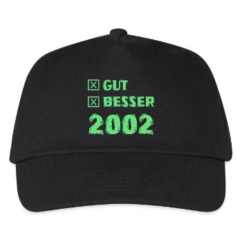 2002 - Casquette de baseball Enfant - noir - Devant