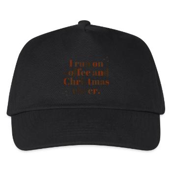 Coffee & Christmas cheer - Kinder Basecap - Schwarz - Vorne