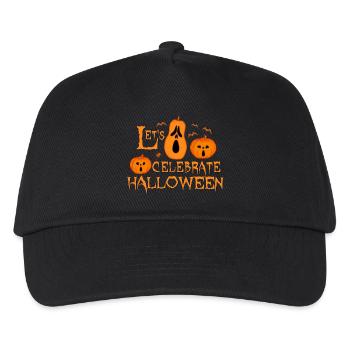 pumpkin celebrate halloween - Kinder Basecap - Schwarz - Vorne