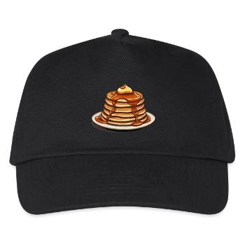 ZU VIELE PFANNKUCHEN - Kinder Basecap - Schwarz - Vorne