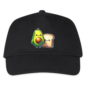 Avocado Toast - Kids’ Baseball Cap - black - Front