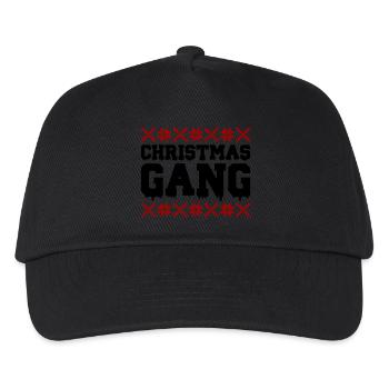 Christmas Gang - Kinder Basecap - Schwarz - Vorne
