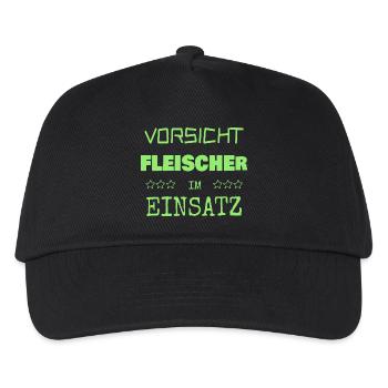 Berufung Fleischer - Kinder Basecap - Schwarz - Vorne