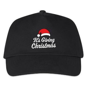 Es ist das Schenken von Weihnachten - Kinder Basecap - Schwarz - Vorne