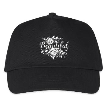 Beautiful Font Beautiful - Kids’ Baseball Cap - black - Front