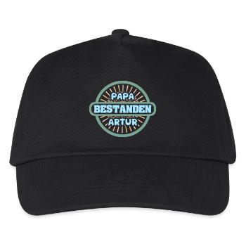 First name Artur - Kids’ Baseball Cap - black - Front