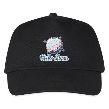 HALLO MOND - Kinder Basecap - Schwarz - Vorne