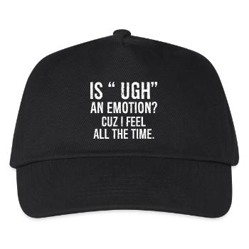 ist ugh eine Emotion, weil ich mich komisch fühle Shirt - Kinder Basecap - Schwarz - Vorne