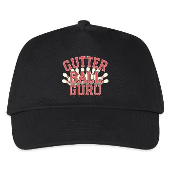 Gutter Ball Guru 14 - Kinder Basecap - Schwarz - Vorne