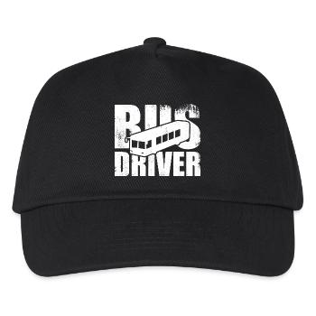 Bus Driver - Kinder Basecap - Schwarz - Vorne