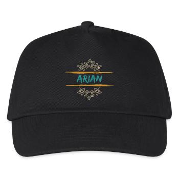 Arian als Arian - Kinder Basecap - Schwarz - Vorne