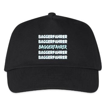 Opérateur d’excavatrice - Casquette de baseball Enfant - noir - Devant