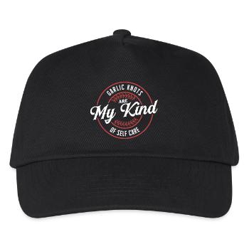 Les nœuds d’ail sont mon genre de soins personnels - Casquette de baseball Enfant - noir - Devant