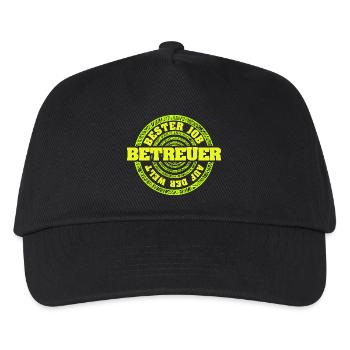 Gardien - Casquette de baseball Enfant - noir - Devant