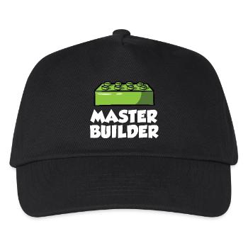 Constructeur de briques Jouets Blocs Blocs de serrage Briques - Casquette de baseball Enfant - noir - Devant