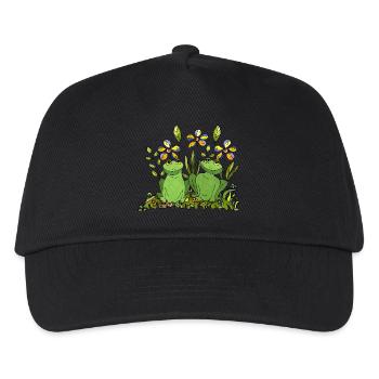 Frogs - Kids’ Baseball Cap - black - Front
