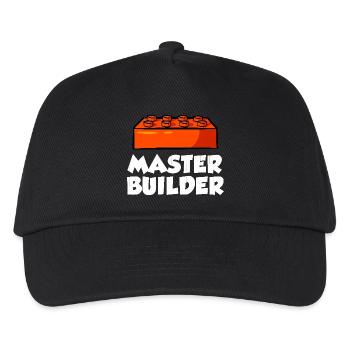 Ziegelbauer Ziegelbau Baumeister - Kinder Basecap - Schwarz - Vorne
