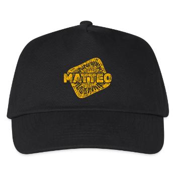 Sternenstaub Matteo - Kinder Basecap - Schwarz - Vorne