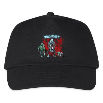 Idiot - Casquette de baseball Enfant - noir - Devant