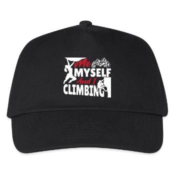 Bouldering Climbing Rock Climbing Climber Climbing - Kids’ Baseball Cap - black - Front