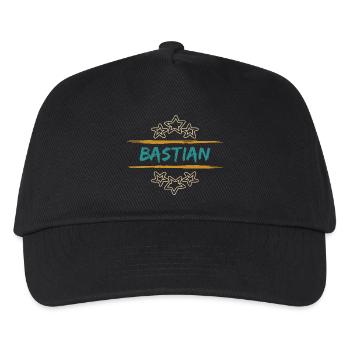 Bastian Bastian - Kinder Basecap - Schwarz - Vorne