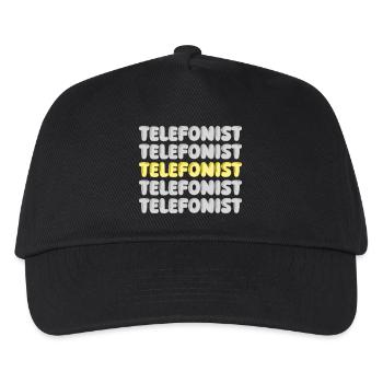 Job Telephone operator - Kids’ Baseball Cap - black - Front
