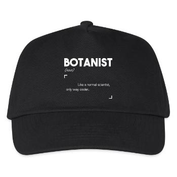 Botaniker - Kinder Basecap - Schwarz - Vorne