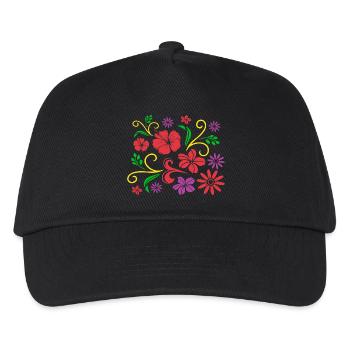 Botaniker - Kinder Basecap - Schwarz - Vorne