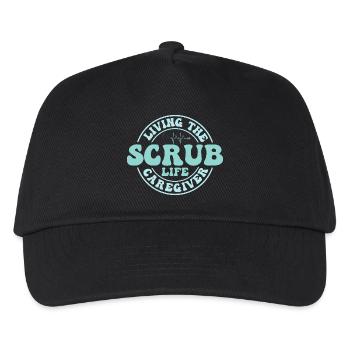 Vivre la vie de gommage Aidant Aidant Aidant - Casquette de baseball Enfant - noir - Devant