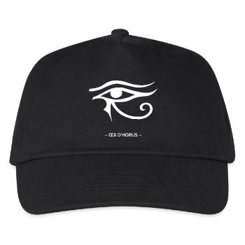 Œil D'Horus - Casquette de baseball Enfant - noir - Devant