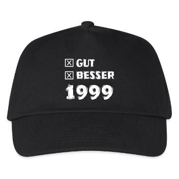 1999 - Kinder Basecap - Schwarz - Vorne