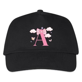 Brief an Pink Clouds - Kinder Basecap - Schwarz - Vorne