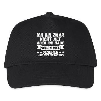 Ich Bin Nicht Alt Geburtstag - Kinder Basecap - Schwarz - Vorne