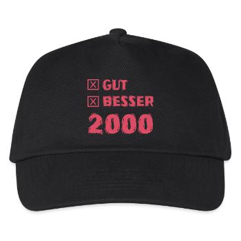 2000 - Kids’ Baseball Cap - black - Front