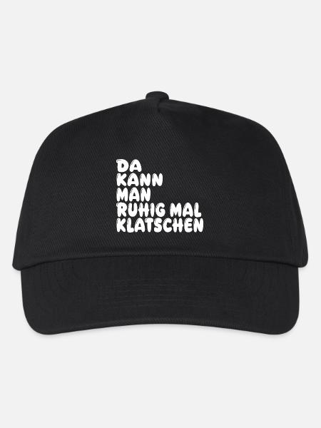 Klatschen - Kinder Basecap - Schwarz