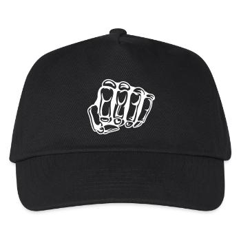 skull faust - Kinder Basecap - Schwarz - Vorne
