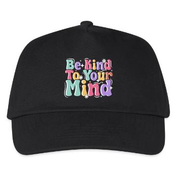Soyez gentil avec votre - Casquette de baseball Enfant - noir - Devant