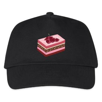 Sweets Kuchen - Kinder Basecap - Schwarz - Vorne