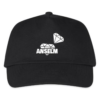 Anselm als Kostbar - Kinder Basecap - Schwarz - Vorne
