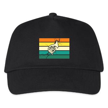 Horn player French horn - Kids’ Baseball Cap - black - Front