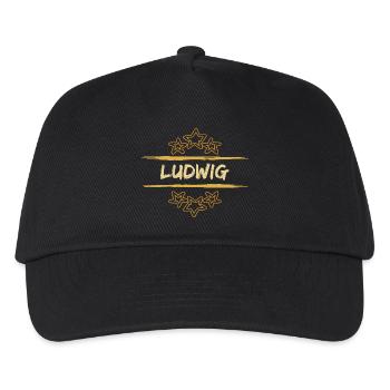 Ludwig Ludwig - Kinder Basecap - Schwarz - Vorne