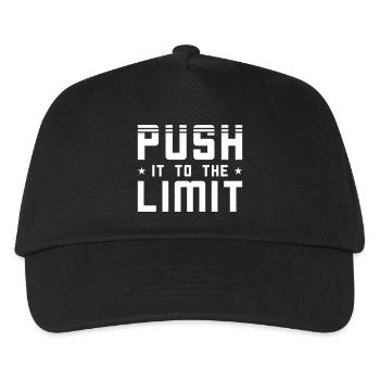 Push it to the limit - Kids’ Baseball Cap - black - Front