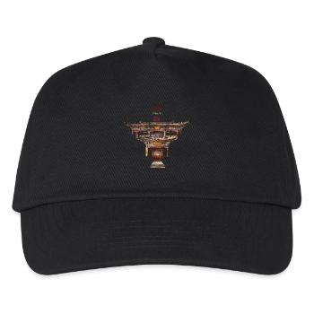 Chinesisch_Architektur_Jingming1750_Sommerpalast - Casquette de baseball Enfant - noir - Devant