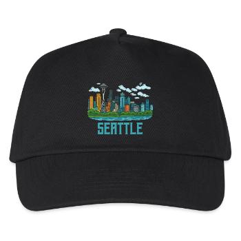 Seattle City - Kids’ Baseball Cap - black - Front