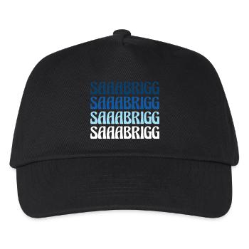Saaabrigg Saarbrücken Dialect Gift - Kids’ Baseball Cap - black - Front