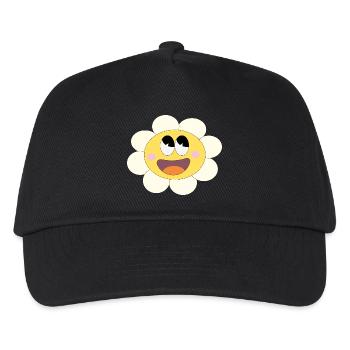 Pretty little flower! - Kids’ Baseball Cap - black - Front