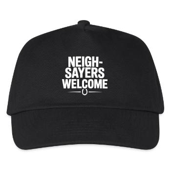 Les voisins sont les bienvenus - Casquette de baseball Enfant - noir - Devant