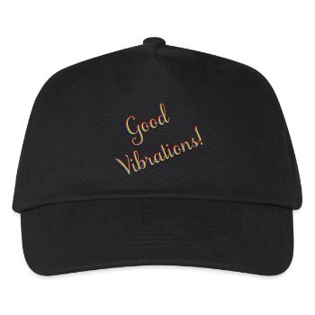 Good Vibrations - Kids’ Baseball Cap - black - Front