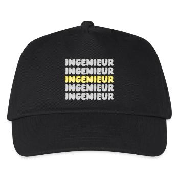 Arbeit Ingenieur - Kinder Basecap - Schwarz - Vorne