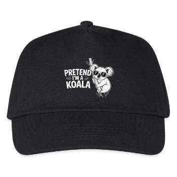 Pretend I'm a Koala - Kids’ Baseball Cap - black - Front
